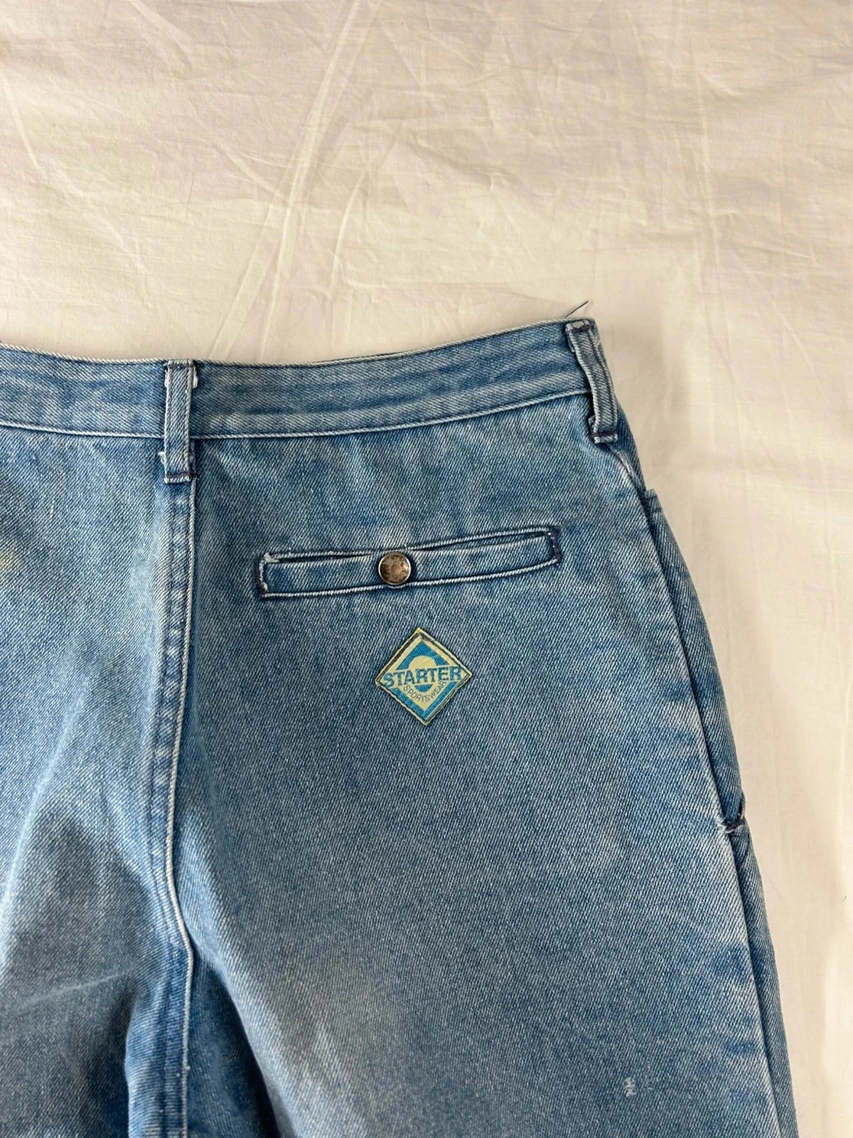 Jean corto azul claro Starter vintage – photo 10